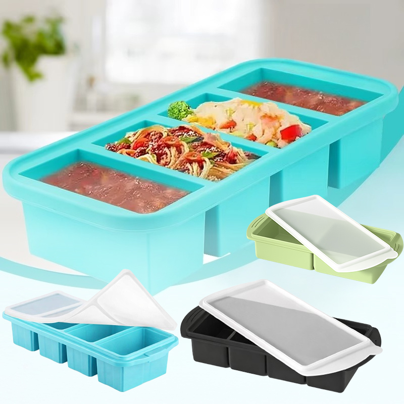 Xl Food Storage Containers With Lids - Grand moule à glaçons en silicone