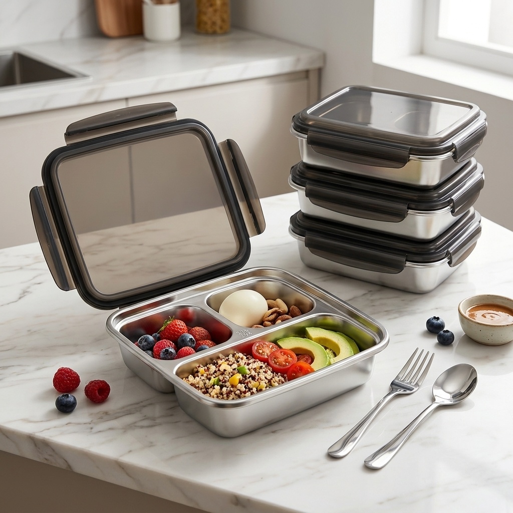 Food Storage Safety - Boîte à lunch grande capacité avec