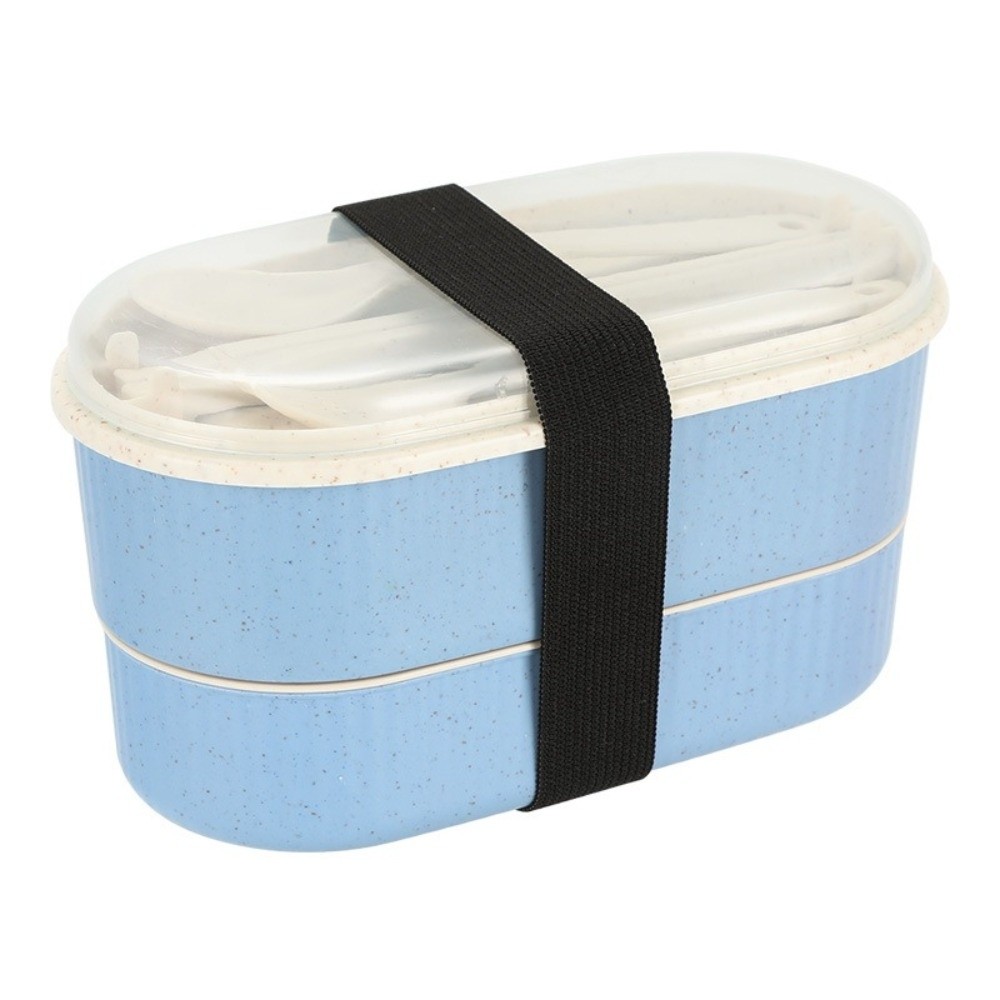 Food Storage With Scoop - Boîte à déjeuner Portable Double couche,