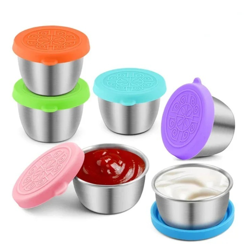 Silicone Stretch Lid - Gobelets à Sauce à tremper en