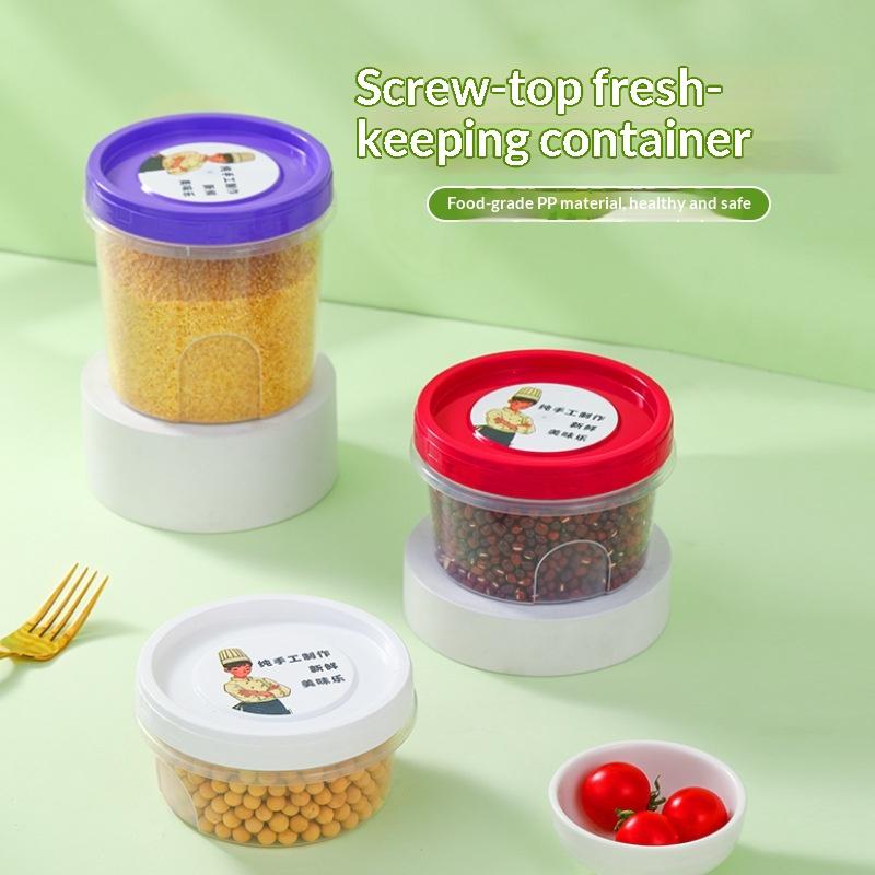 Food Storage Glass Round - Lot de 4 boîtes rondes hermétiques