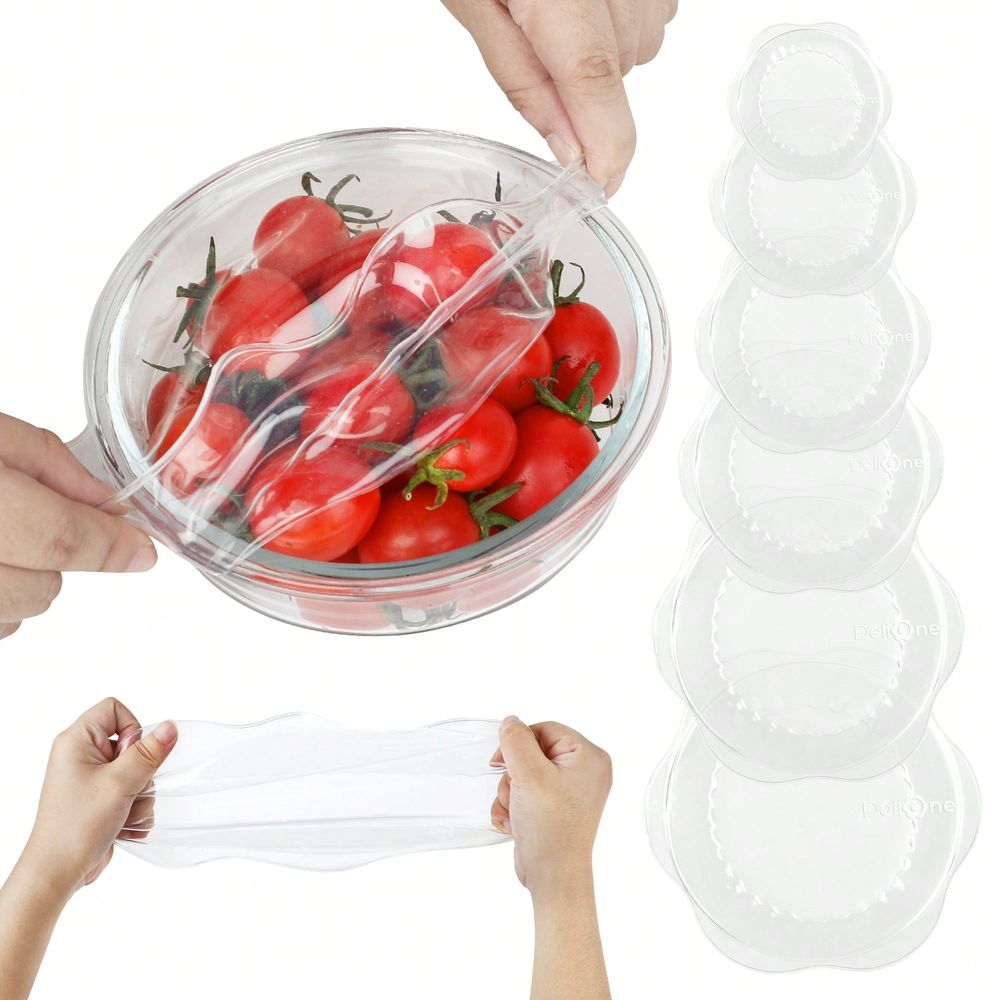 Silicone Stretch Lid - Couvre-aliments extensibles en silicone réutilisables, couvercles