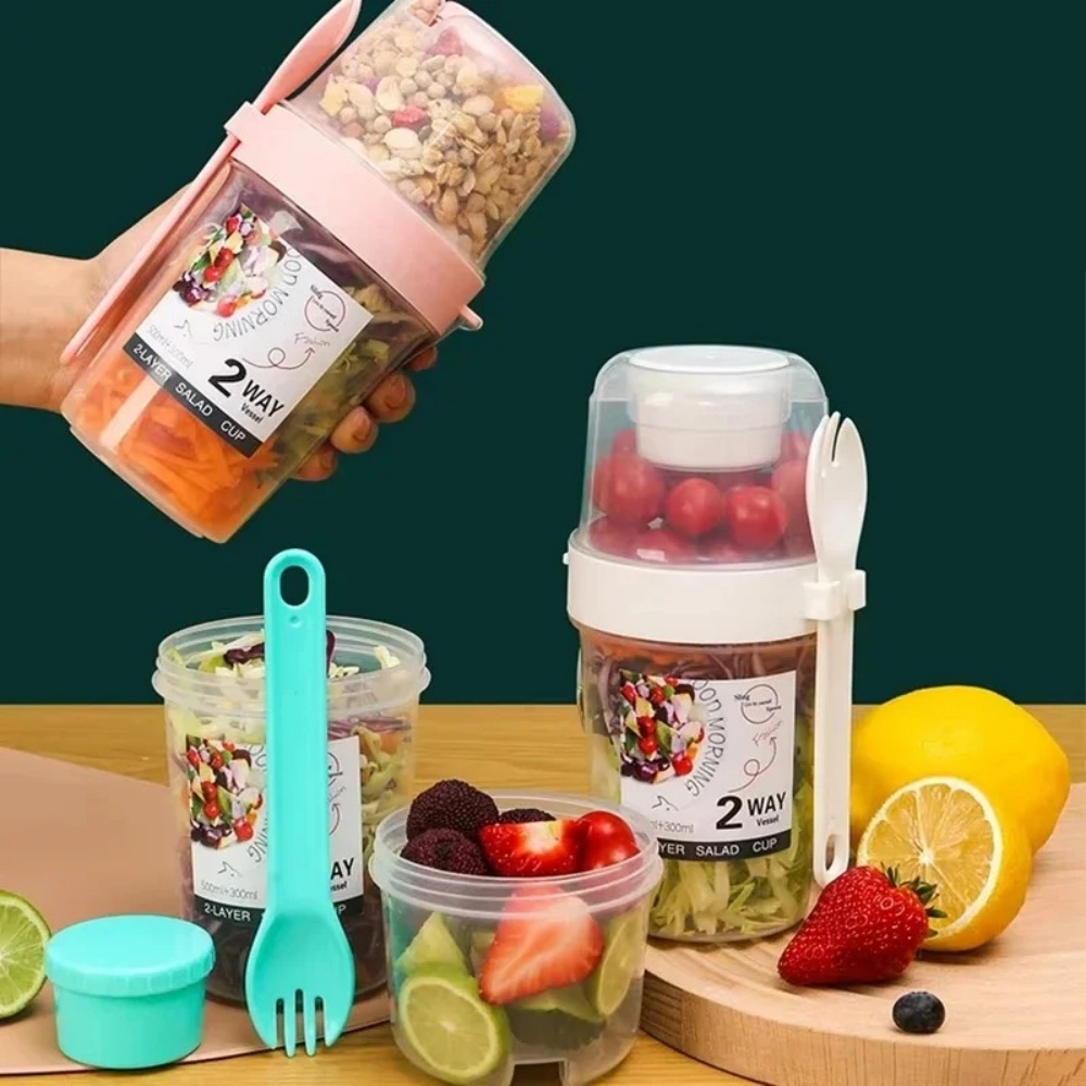 Food Storage Thermos - Tasse à salade Portable, tasse de