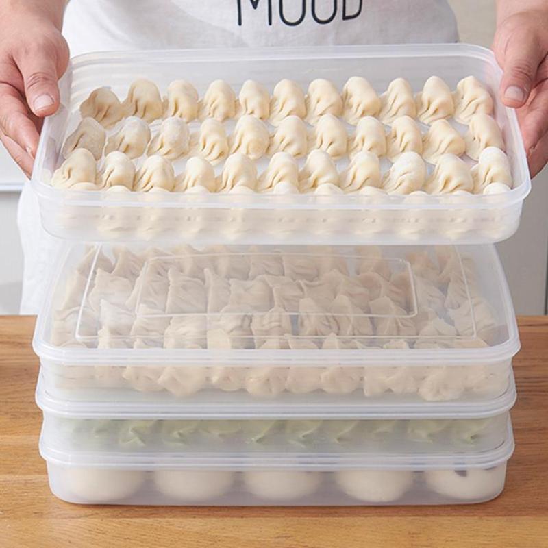 Food Storage With Dividers - Boîte de rangement transparente pour cuisine,