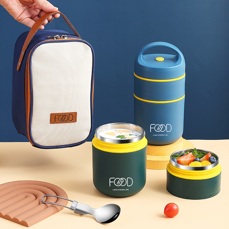 Food Storage Thermos - Boîte à déjeuner isolée Double couche
