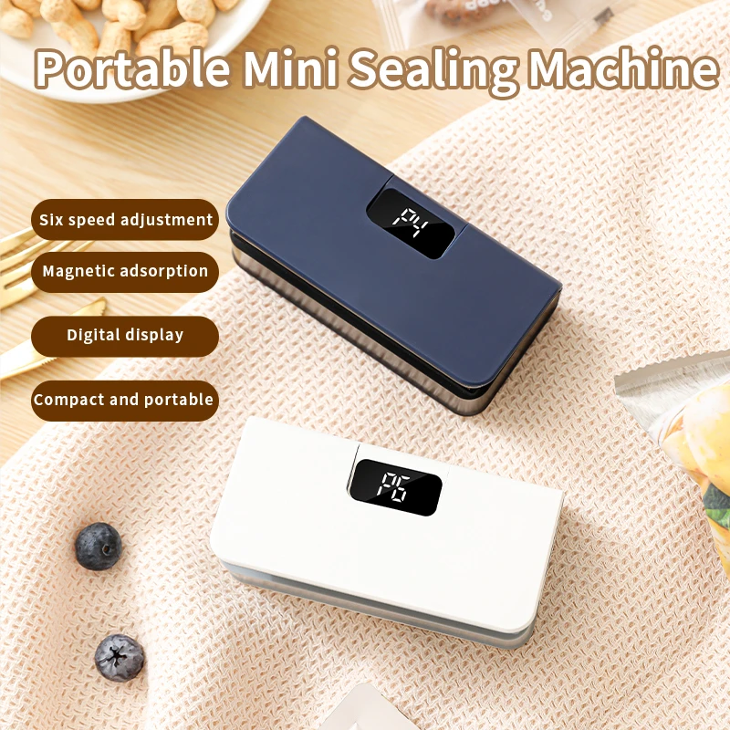 Food Storage Vacuum Sealer Machine - Mini scelleuse thermique pour sacs en