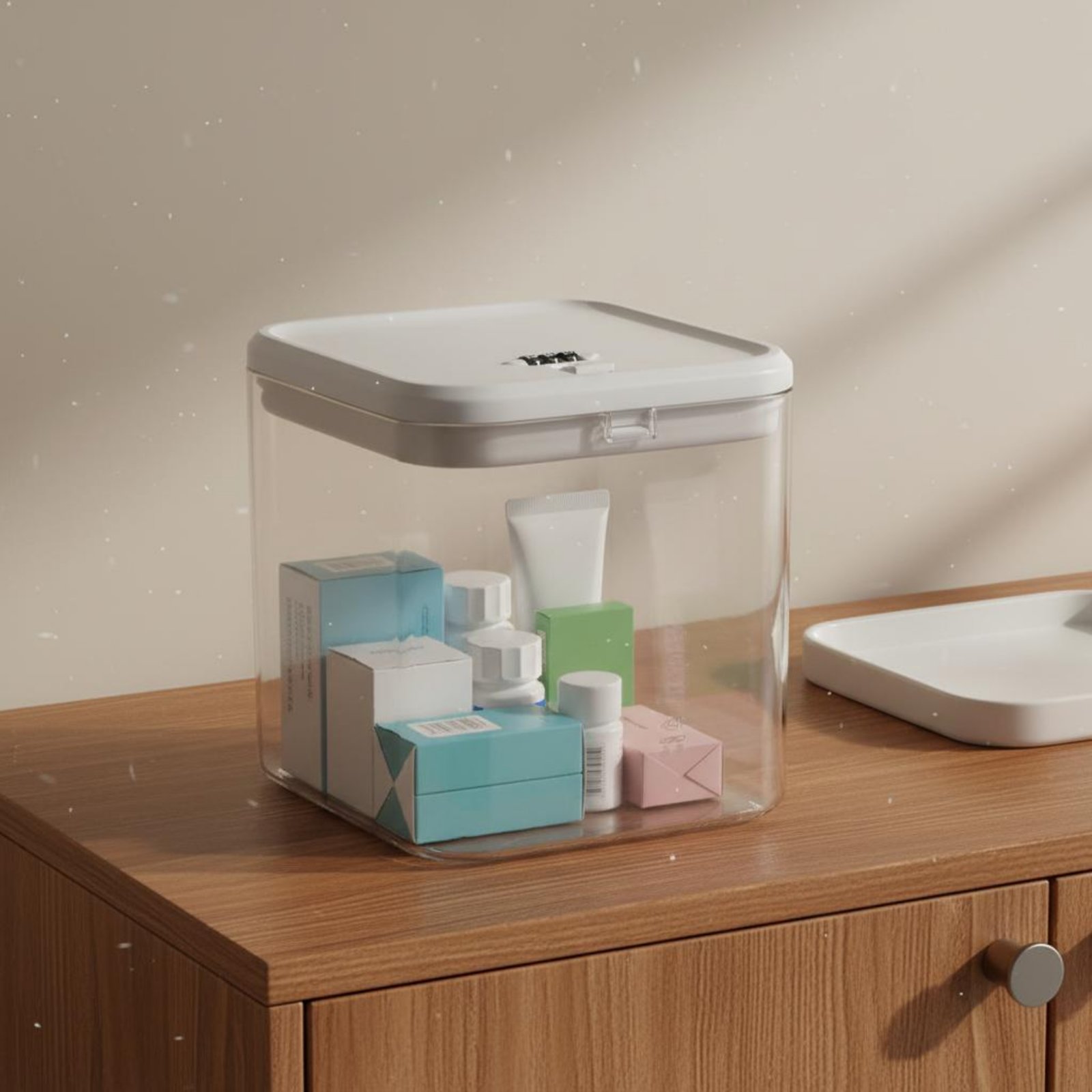 Food Storage For - Boîte de rangement verrouillable transparente polyvalente,