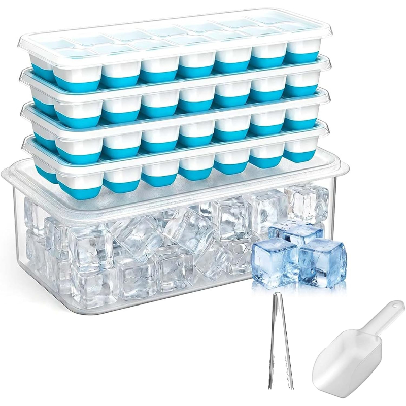Food Storage With Scoop - Bacs à glaçons avec bac de