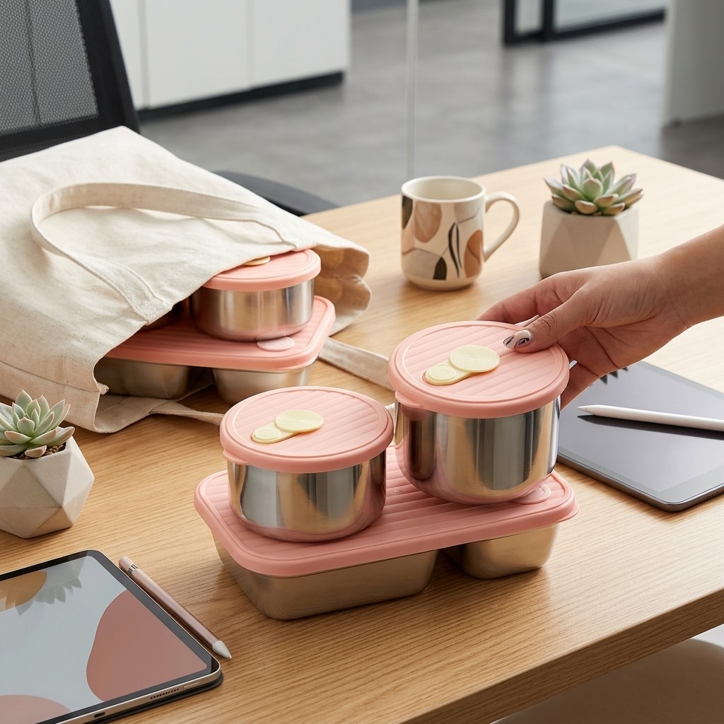 Food Storage Safety - Boîte à lunch en acier inoxydable