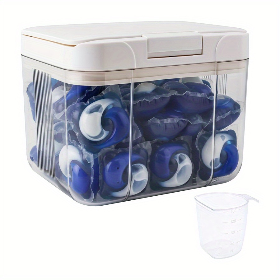 Food Storage With Scoop - Porte-dosette à linge compatible avec Tide