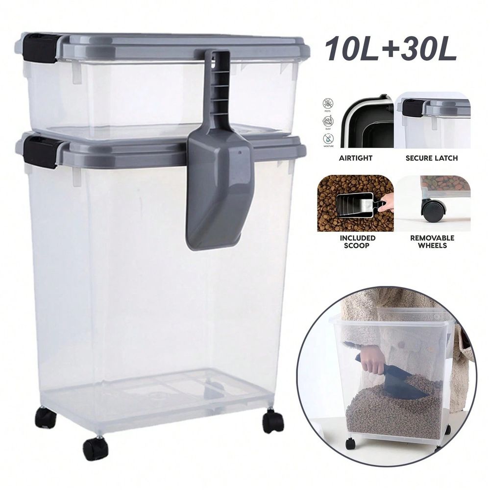 Food Storage With Scoop - Conteneur de stockage alimentaire, Combo 30