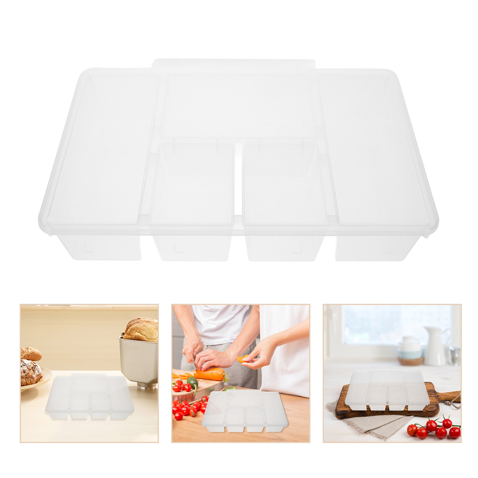 Food Storage With Dividers - Boîte de rangement alimentaire à 5