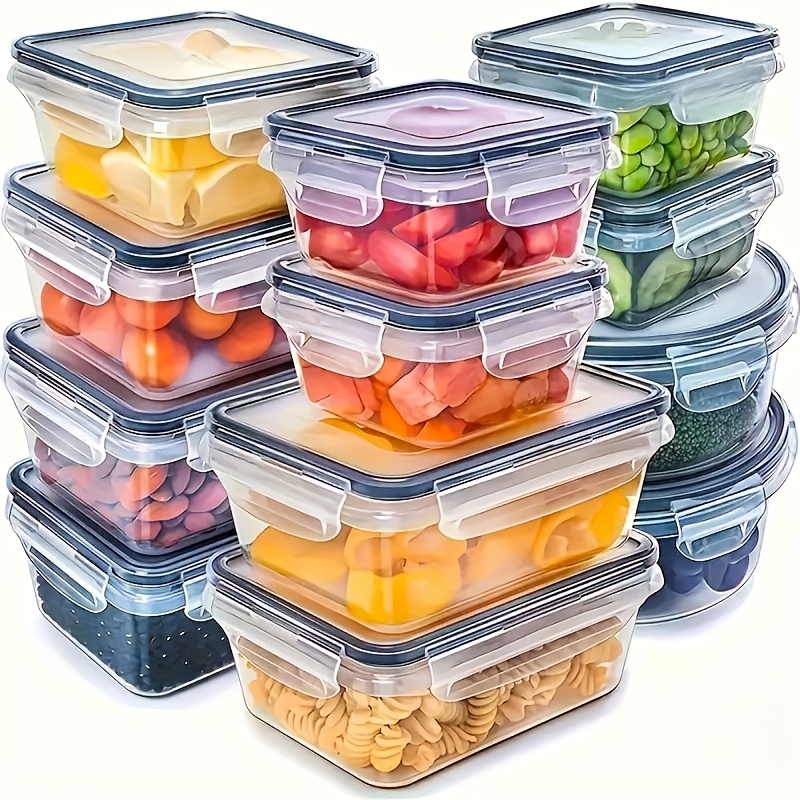 Food Storage With Dividers - Ensemble de 8 pièces comprenant 4