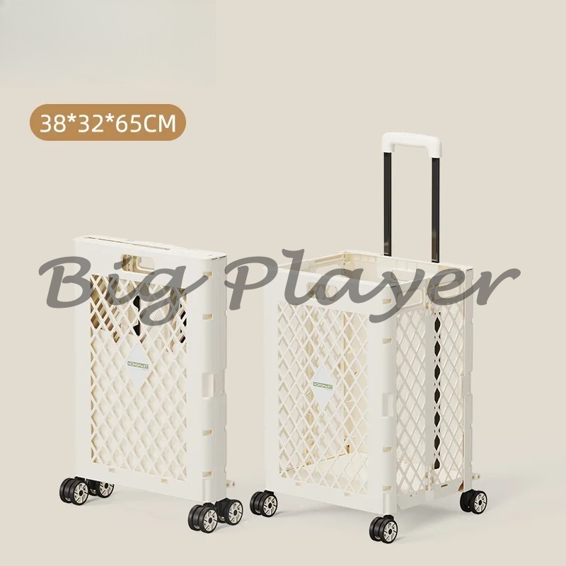 Food Storage With Wheels - Chariots de courses portables pliants rapides