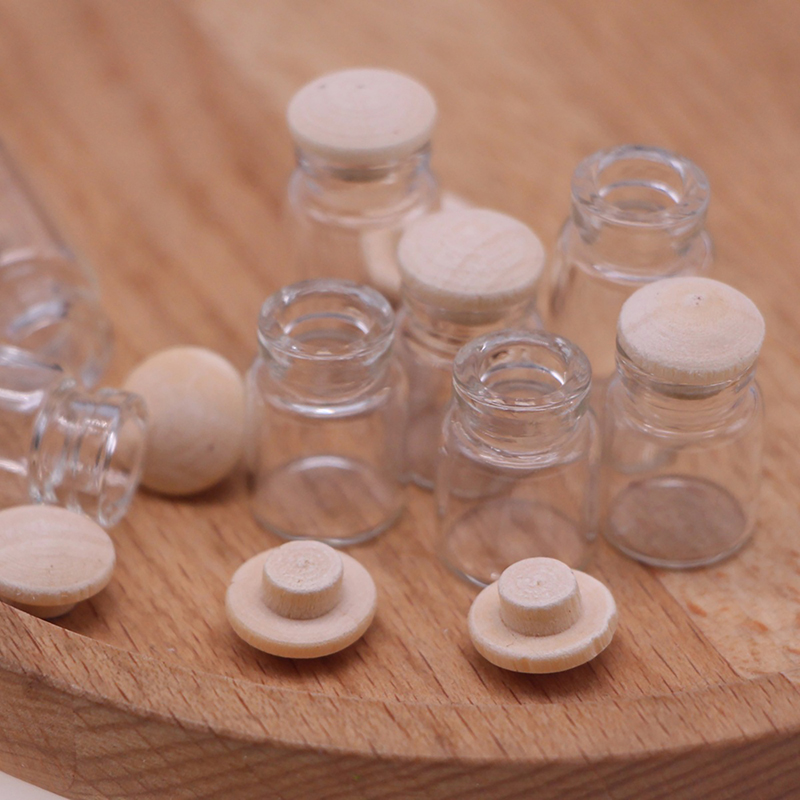 Food Storage For - Pots miniatures en verre pour maison
