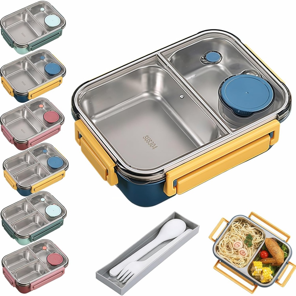 Food Storage Thermos - Boîtes à déjeuner portables de 850ml