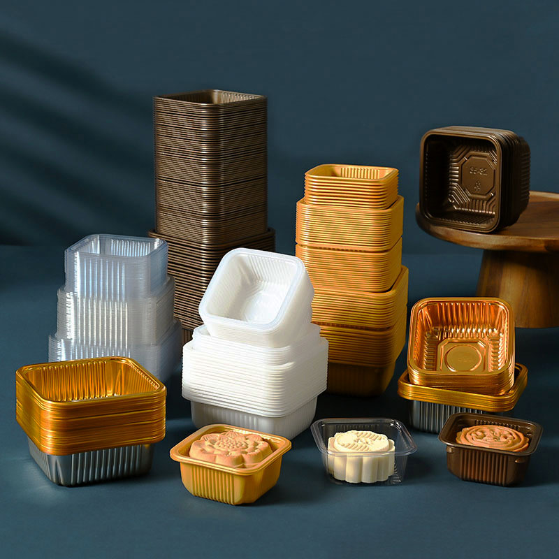 Food Storage Eggs - Gâteau de lune en plastique l'horloge,