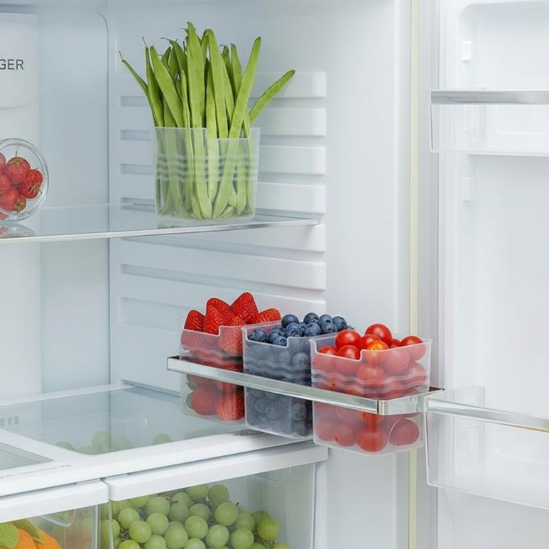 Food Storage Plastic Boxes - 4 boîtes de rangement pour réfrigérateur