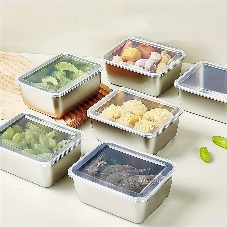Food Storage In Stainless Steel - Boîte de conservation des aliments en