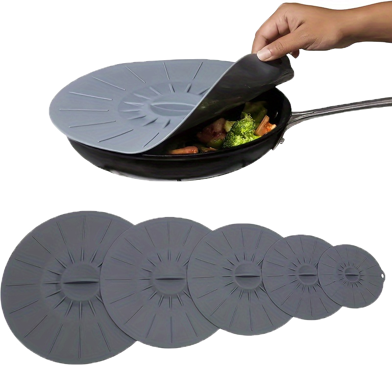 Silicone Stretch Lid - Lot de 5 couvercles universels en