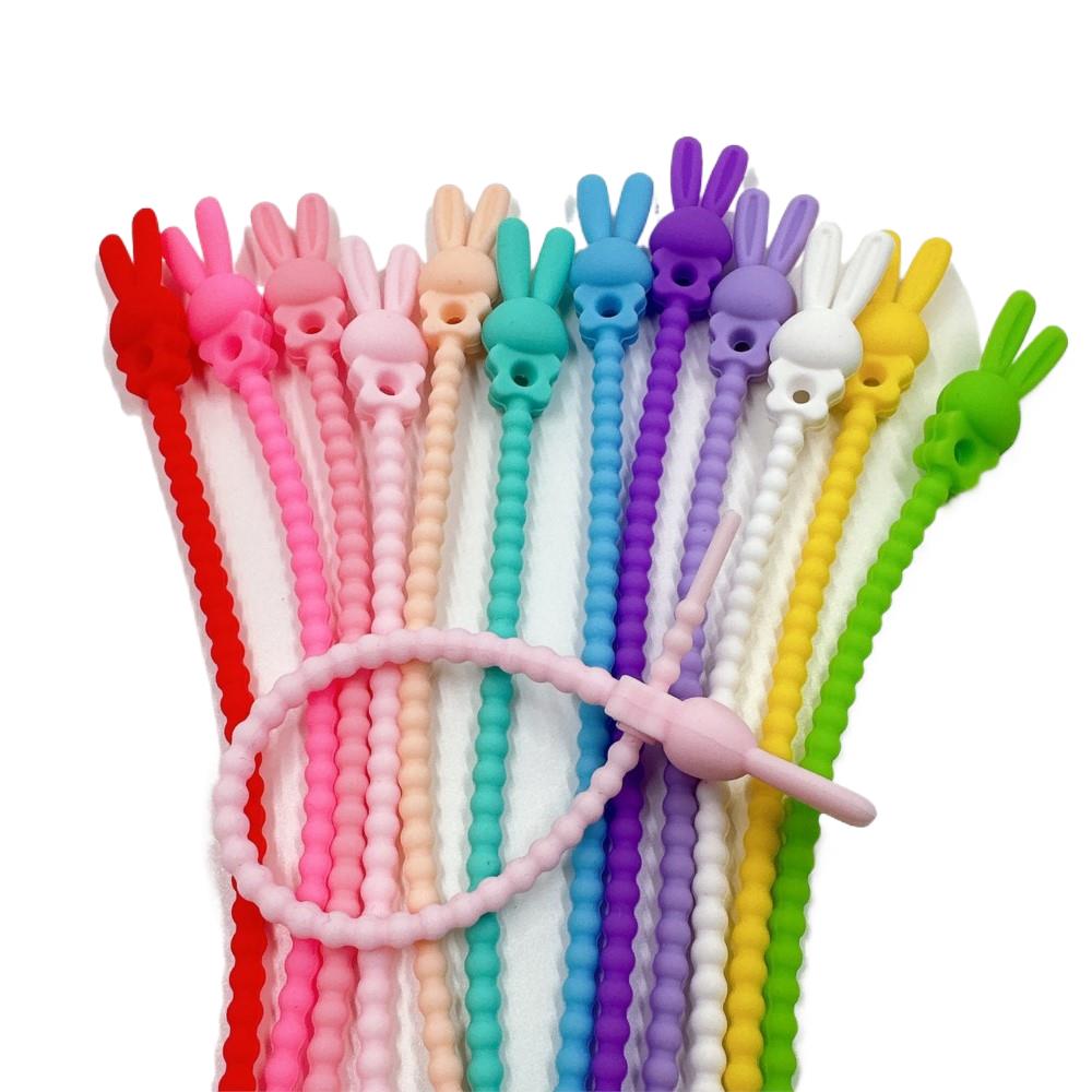Food Storage Ideas - Organisateur de câbles en Silicone, 10