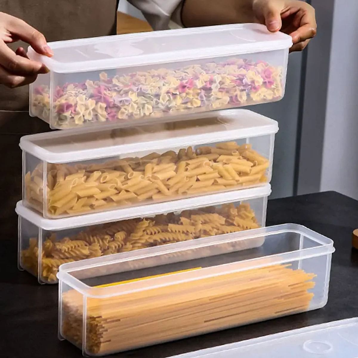Food Storage Plastic Boxes - 1 boîte de rangement transparente en