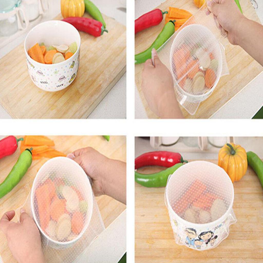Silicone Stretch Lid - Ensemble de couvercles extensibles en silicone