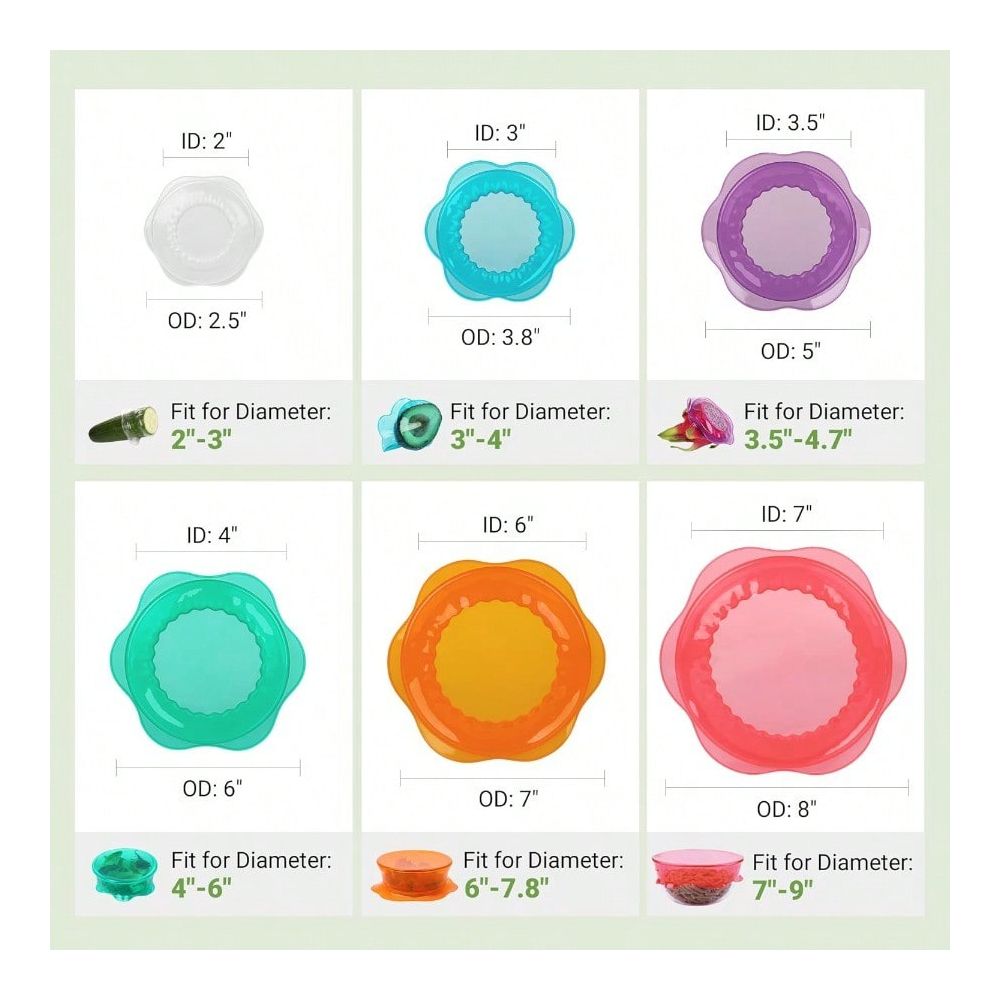 Couvre-aliments extensibles po - Silicone Stretch Lid avis et prix