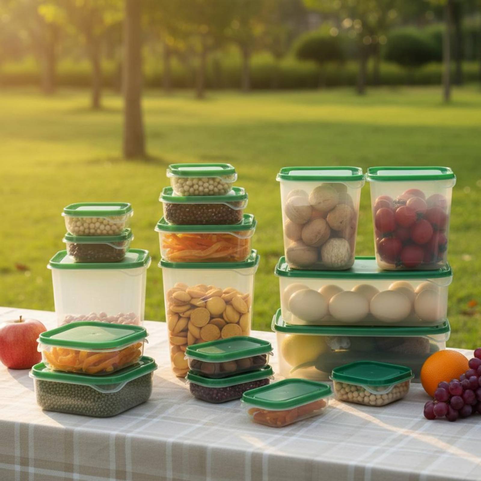 Ensemble de 17 boîtes de range - Food Storage Plastic Boxes avis et prix