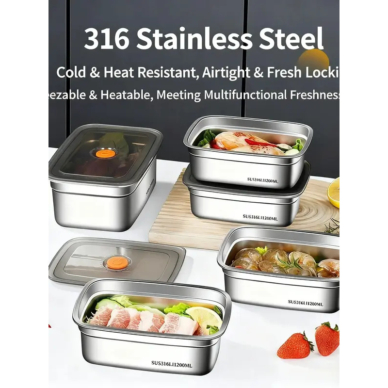 Boîte à bento en acier inoxyda - Food Storage Safety avis et prix