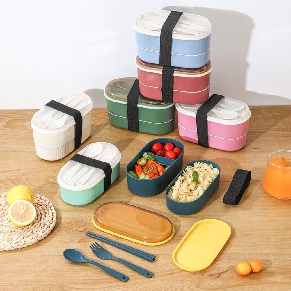 Boîte à déjeuner Portable Doub - Food Storage With Scoop avis et prix
