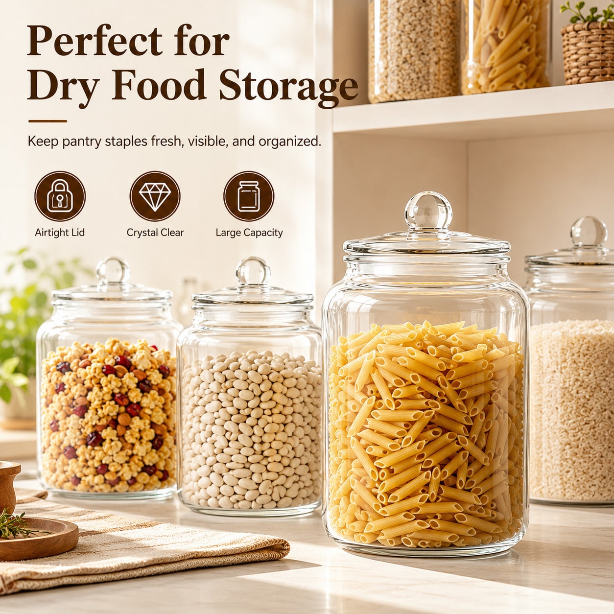 Grands pots de conservation en - Xl Food Storage Containers With Lids avis et prix
