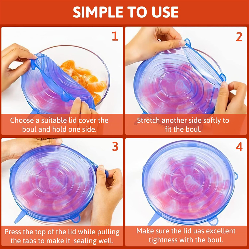 Couvercle de conservation en s - Silicone Stretch Lid avis et prix