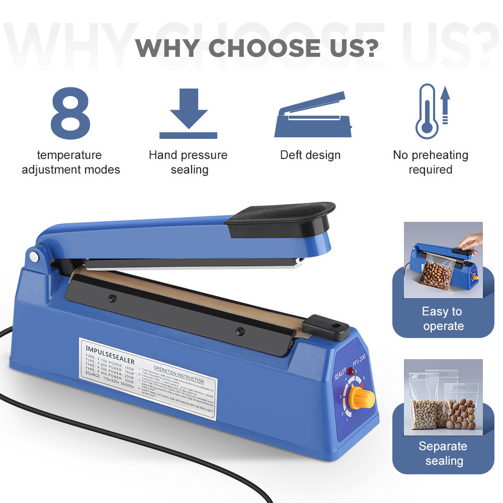 Machine à sceller les impulsio - Food Storage Vacuum Sealer Machine avis et prix