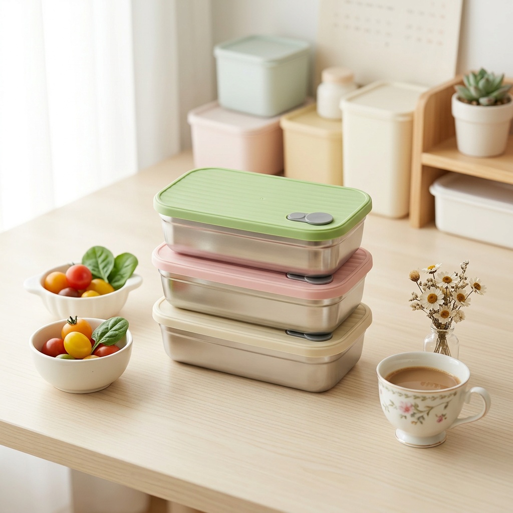 Boîte à bento en acier inoxyda - Food Storage Prep Containers avis et prix