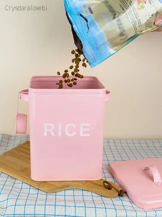Boîte de rangement en métal ro - Food Storage With Scoop avis et prix