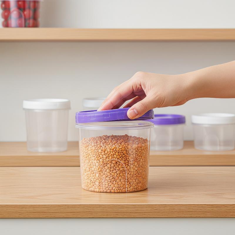 4 boîtes rondes de conservatio - Food Storage Glass Round avis et prix