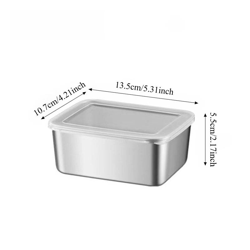 Lot de 3/6 boîtes de conservat - Food Storage In Stainless Steel avis et prix