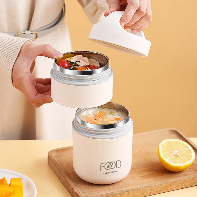 Boîte à déjeuner isolée Double - Food Storage Thermos avis et prix