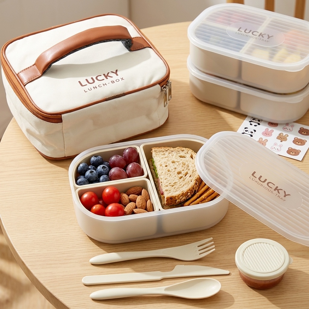 Boîte à lunch portable en plas - Food Storage Safety avis et prix