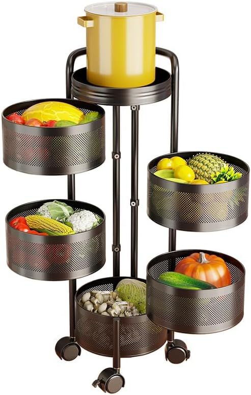 Étagère de rangement de cuisin - Food Storage With Wheels avis et prix