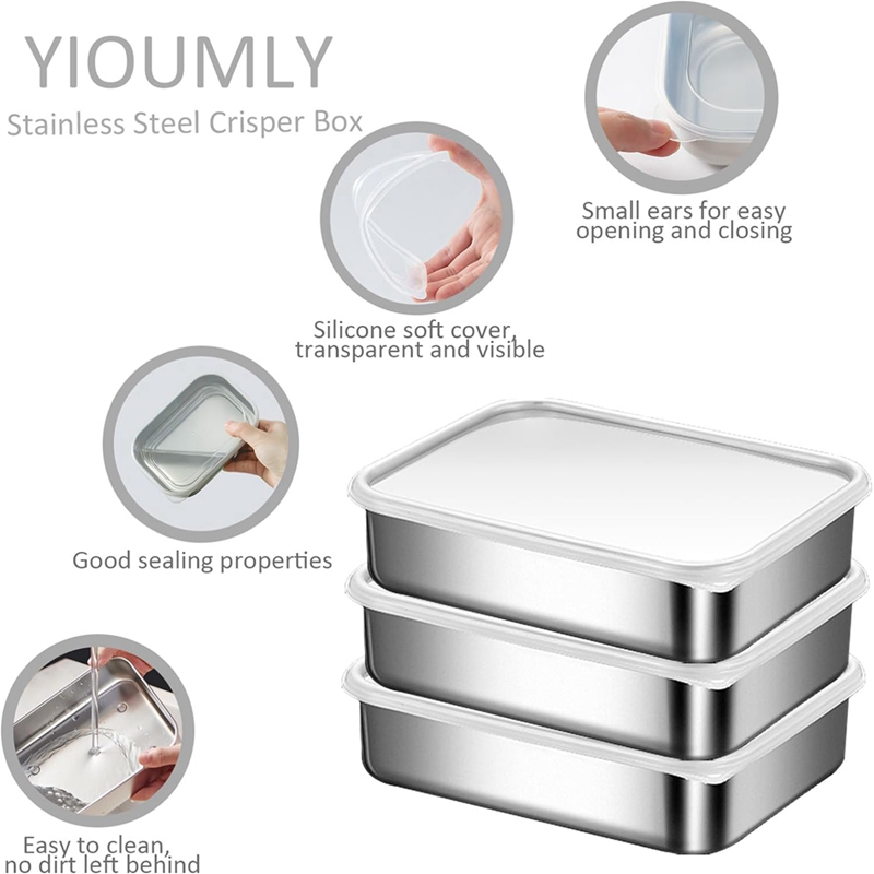Contenants en acier inoxydable - Food Storage For avis et prix