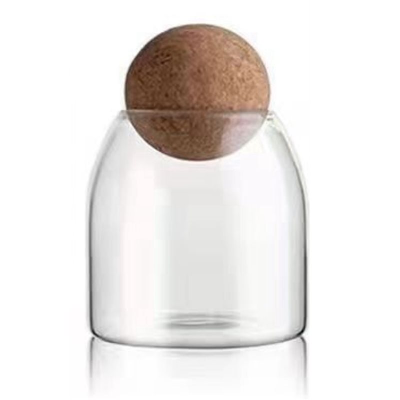 Bouteilles en verre transparen - Food Storage Glass Round avis et prix