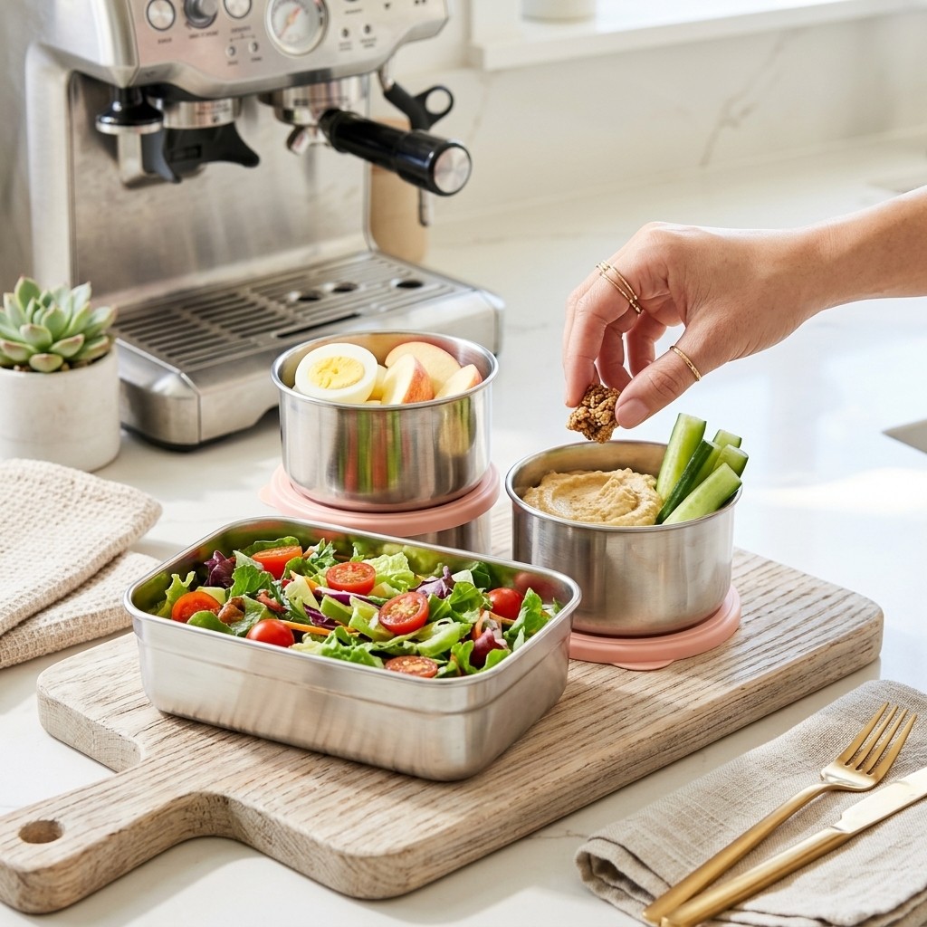 Boîte à lunch en acier inoxyda - Food Storage Safety avis et prix