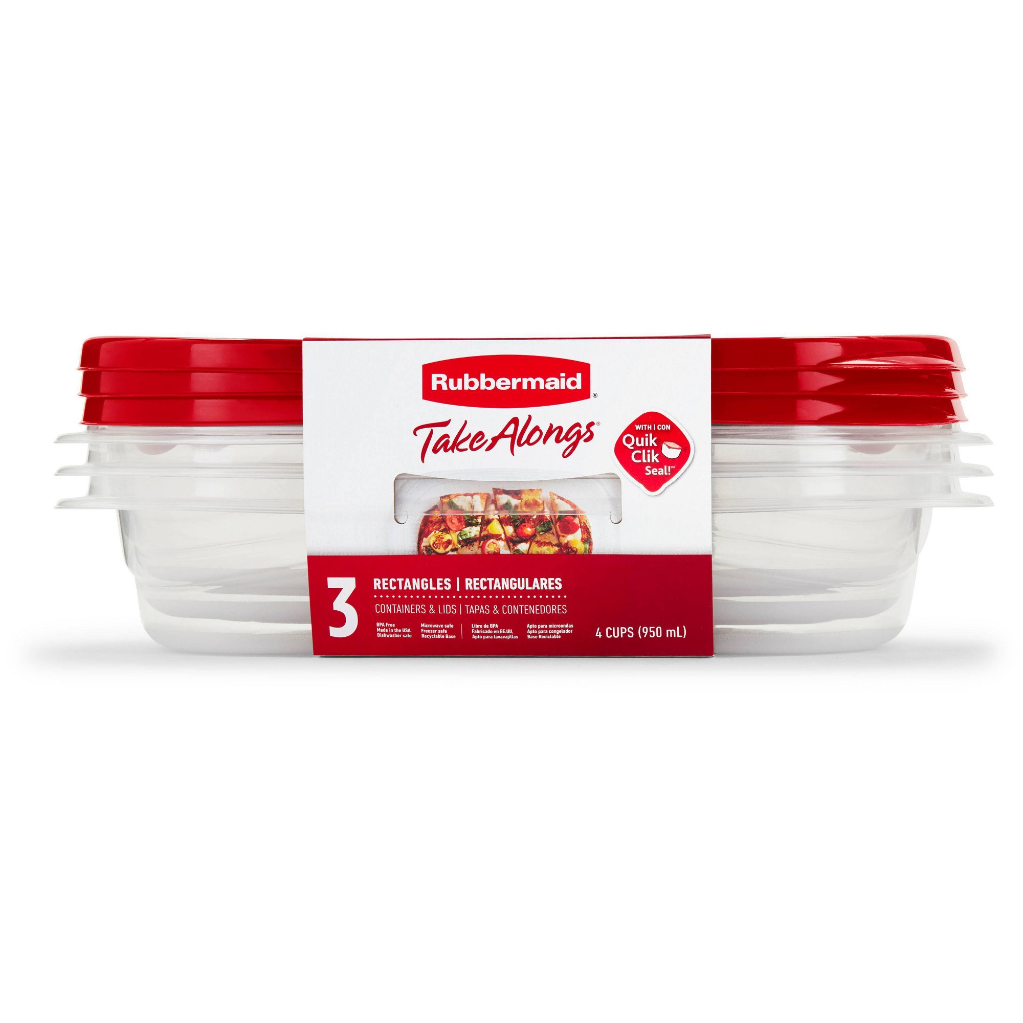 3 contenants rectangulaires ro - Food Storage Prep Containers avis et prix