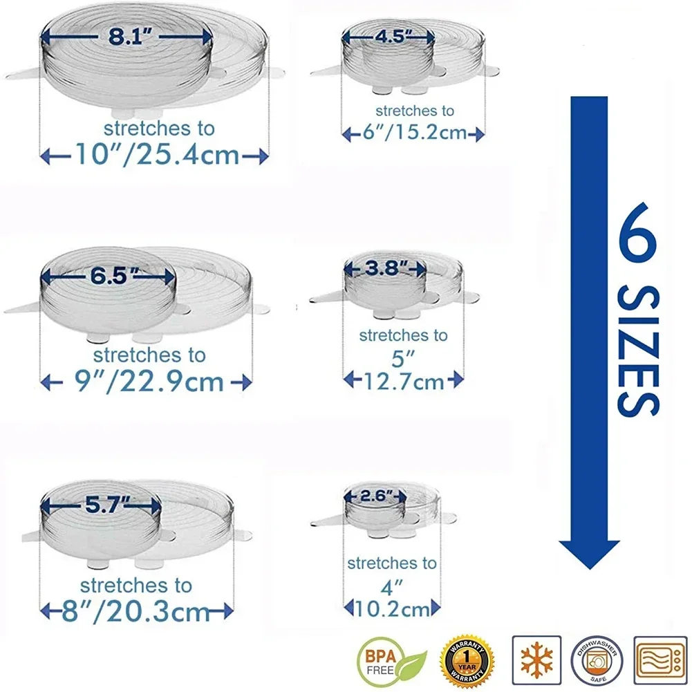 Couvercle en silicone réutilis - Silicone Stretch Lid avis et prix