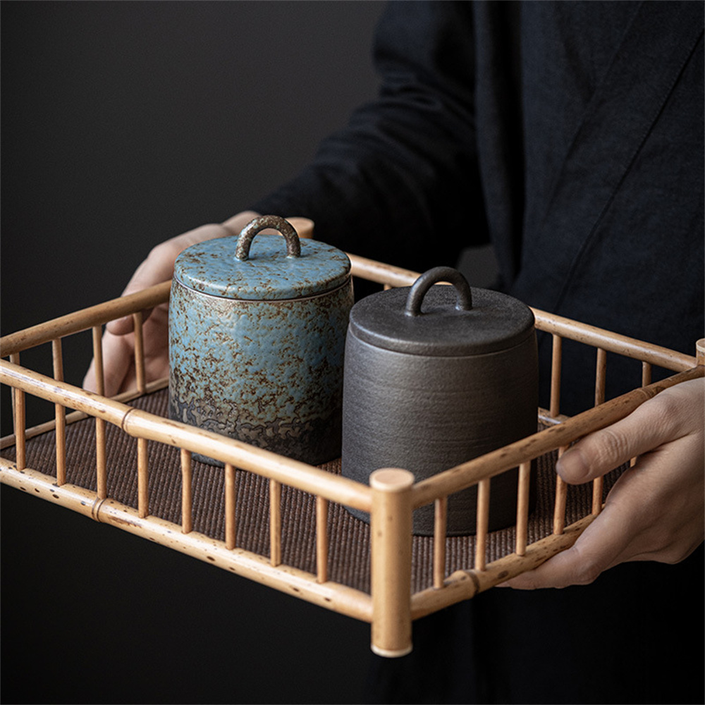 Caddie à thé en céramique, pot - Food Storage With Dividers avis et prix