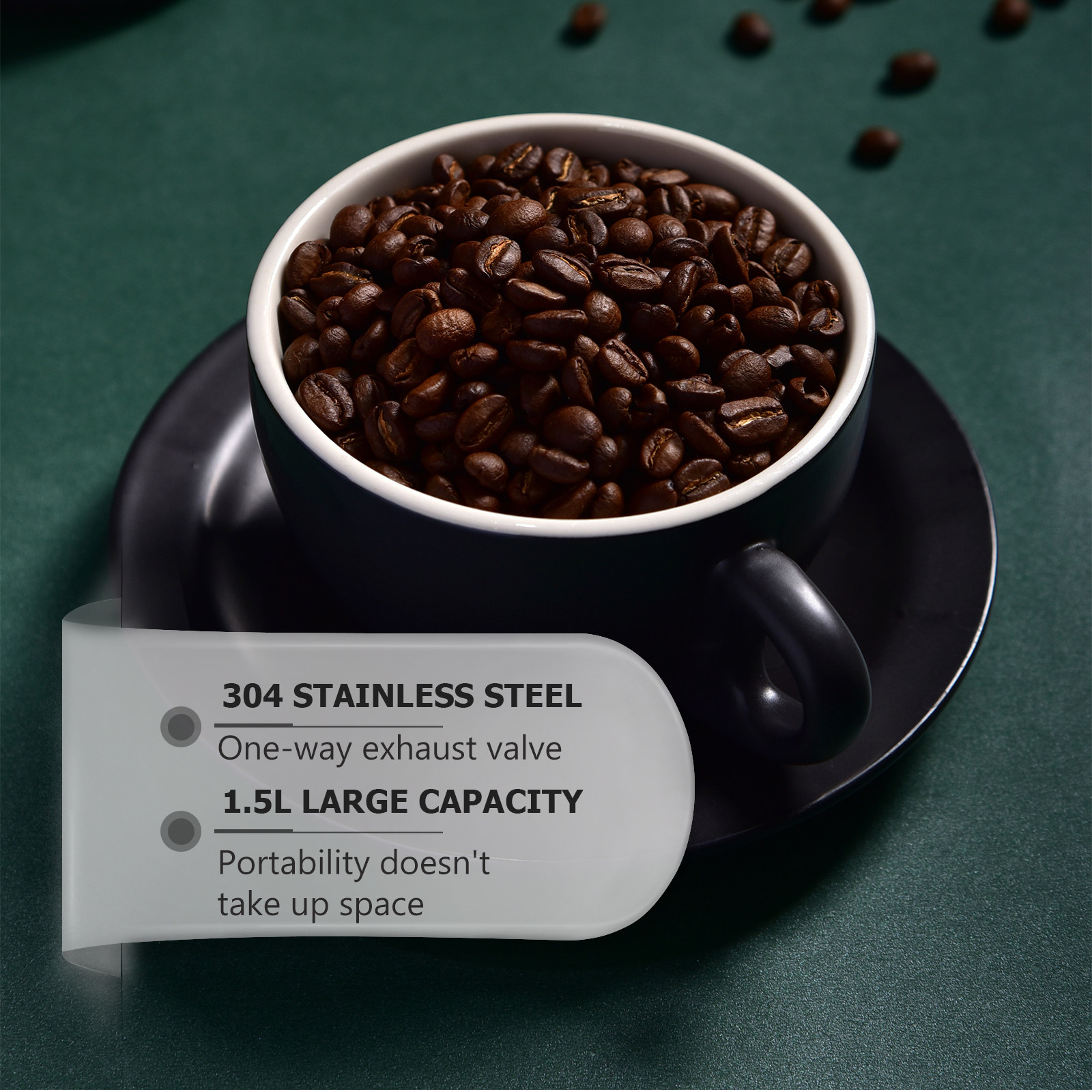 1 pièce – Pot de stockage de g - Food Storage In Stainless Steel avis et prix