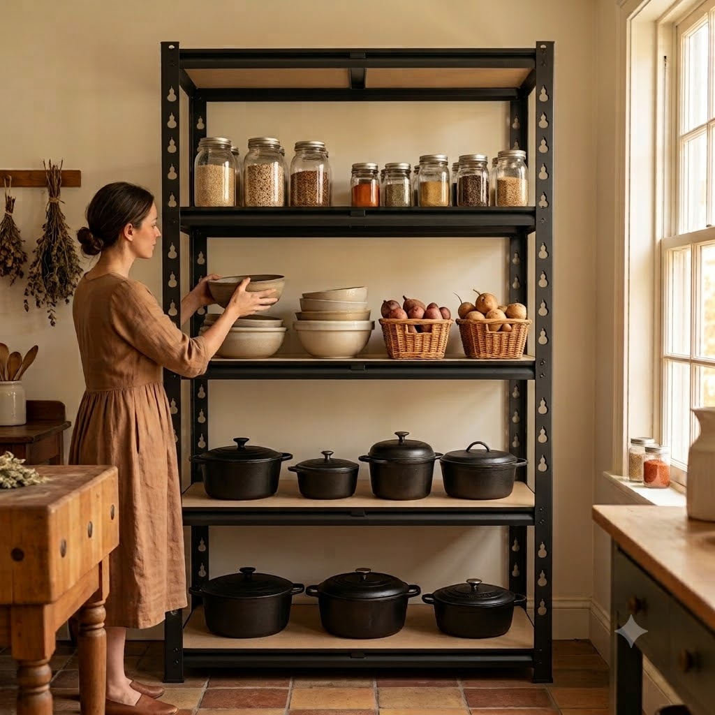 Étagère métallique mince à 5 n - Food Storage No Pantry avis et prix