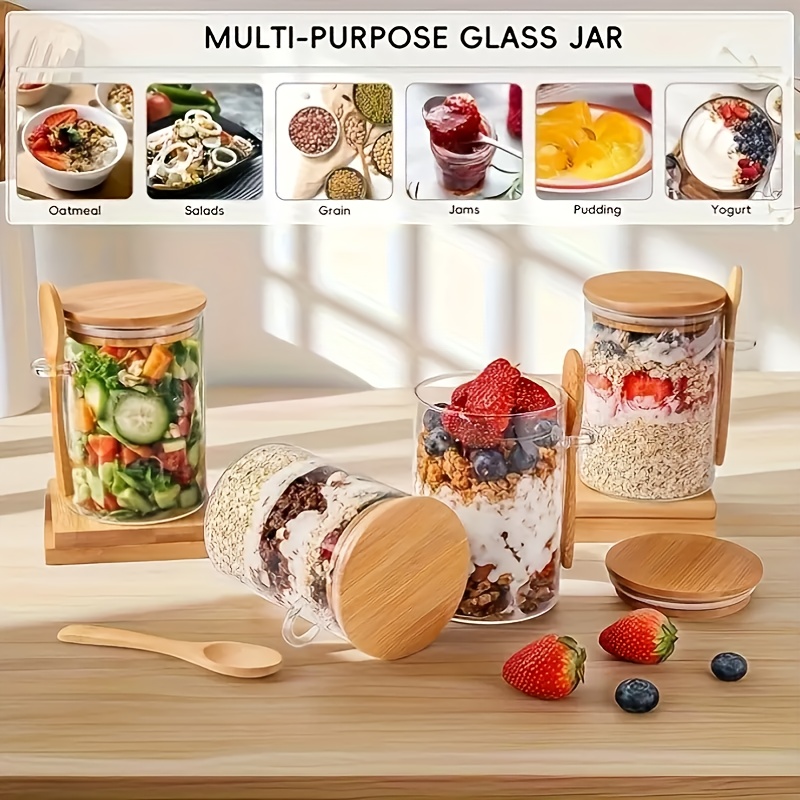 Ensemble de tasses en verre po - Food Storage With Scoop avis et prix